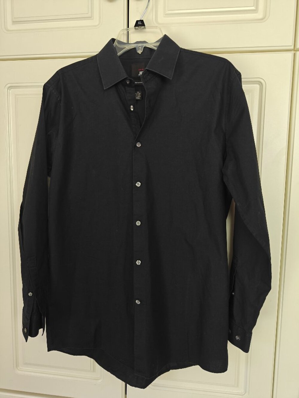 JF J.Ferrar Black Men's Shirt, Size Medium, New